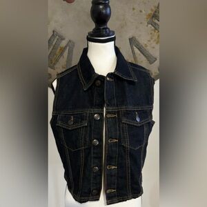 Dark Denim Vest